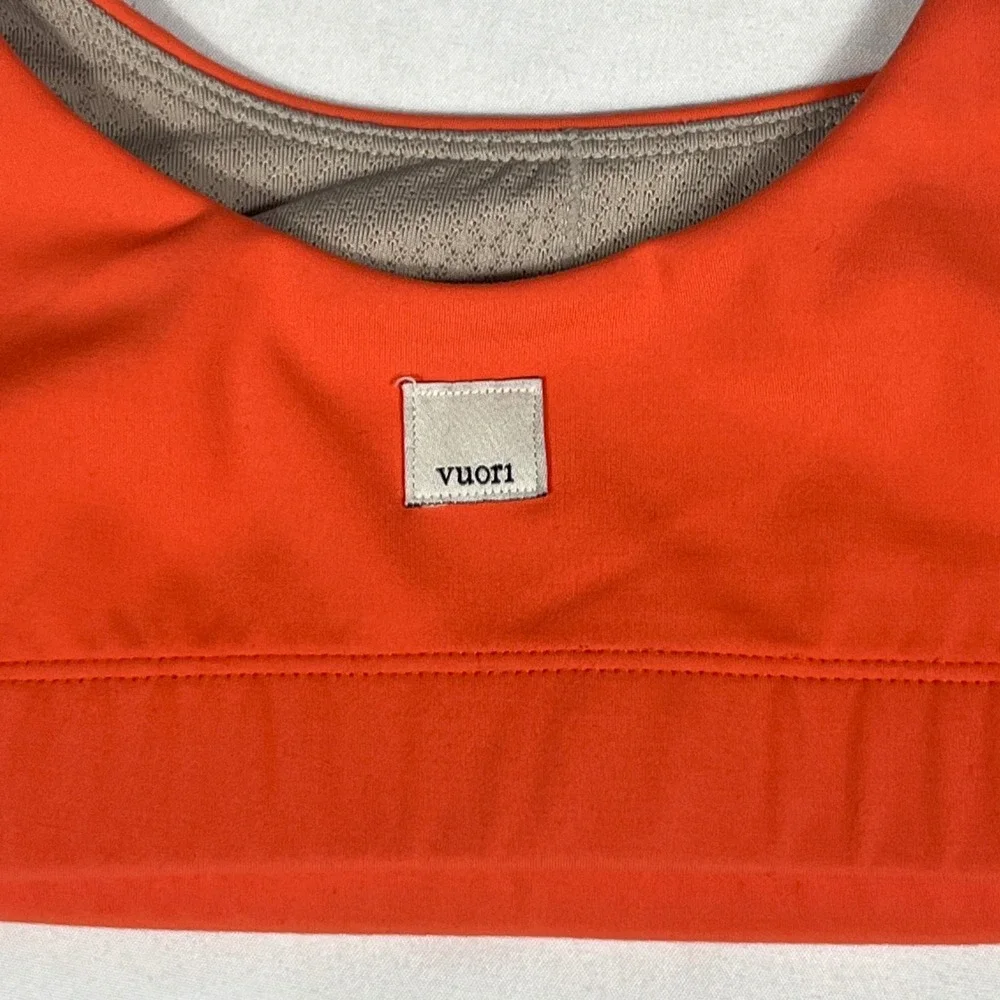 Vuori‎ Yosemite Sports Bra Orange Activewear Yoga Gym VW158 Womens XS